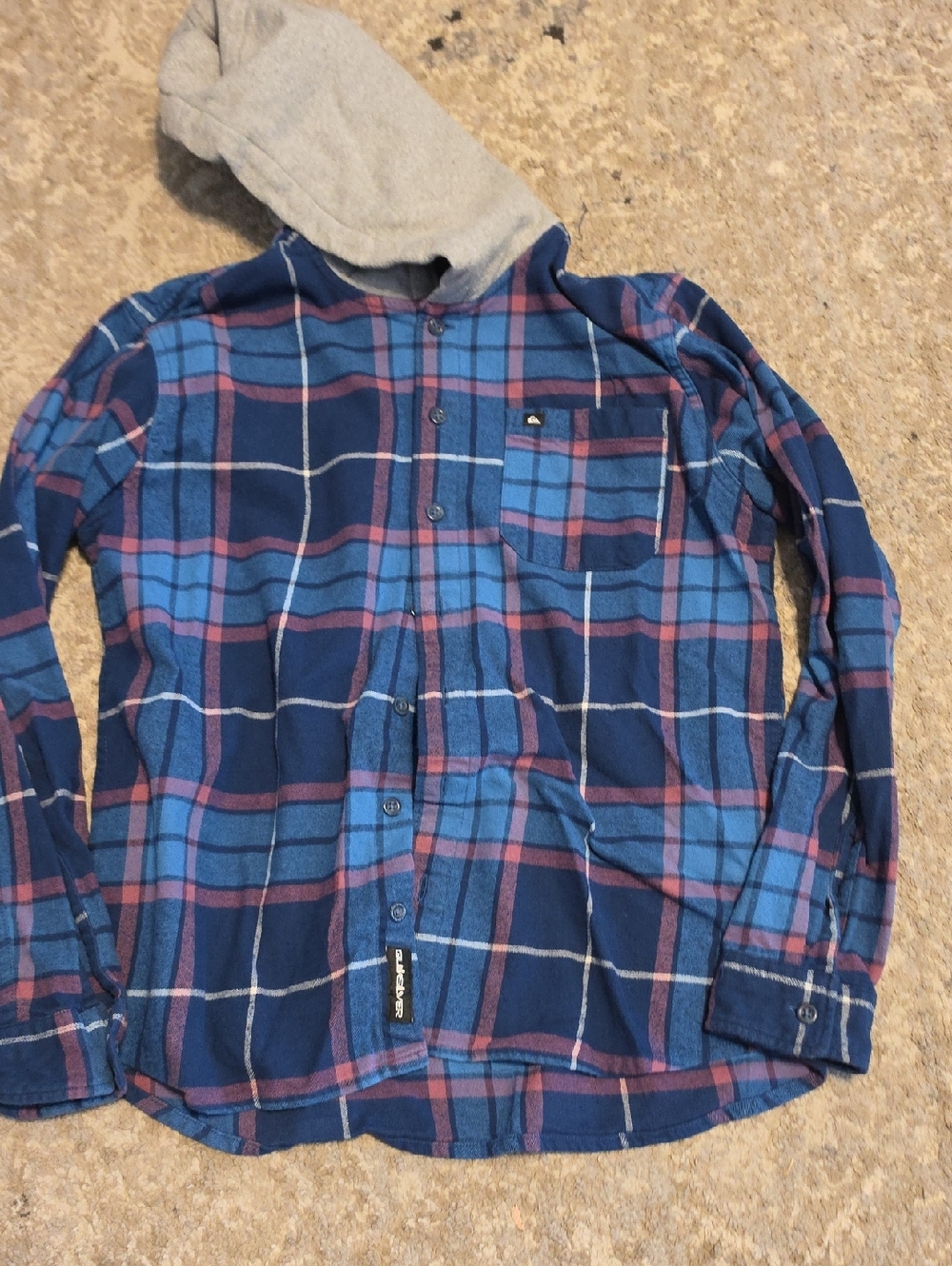 Quiksilver Flannel hoodie